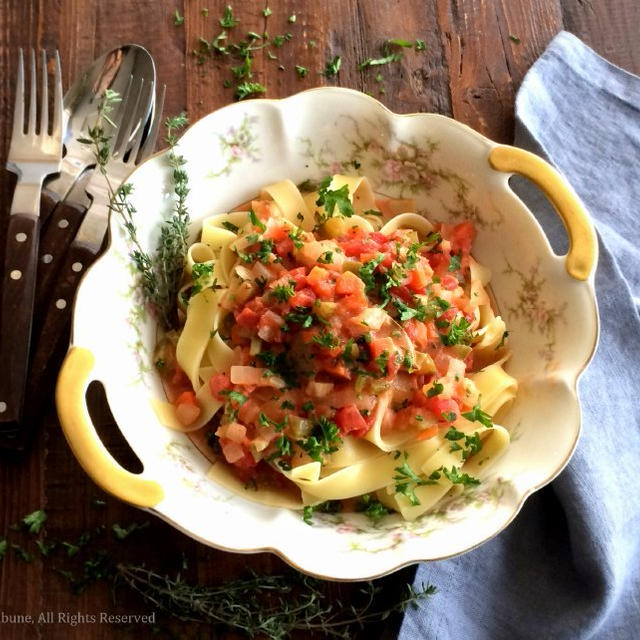 Fettuccine with Veggie Bolognese Sauceベジボロネーゼパスタ