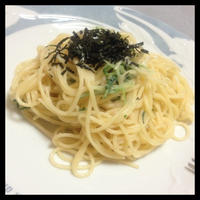 たらこクリーム生風味の水菜パスタ