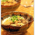 挽肉と白菜の和風カレー風味炒め丼