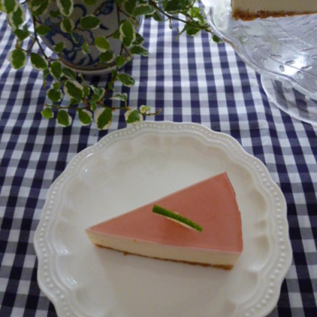 大人のレアチーズケーキ♪