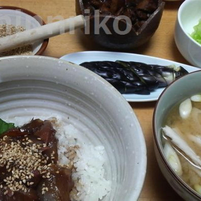 釣り魚料理･･･琉球丼とソウダガツオの角煮