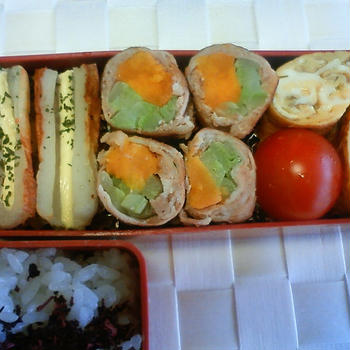 豚肉の野菜巻き弁当