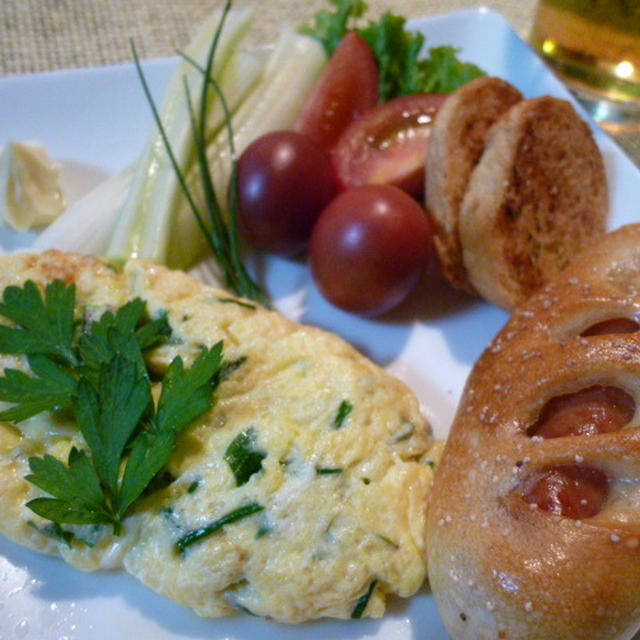 １人ご飯のミニミニプレートで夕ご飯＆おうちハーブのご紹介