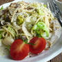 アンチョビとレタスのクリームパスタ♪
