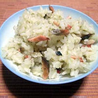 味付け不要！鮭とばの炊き込みご飯