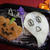ハロウィン弁スタート！ご飯シートでサンド＆デコ GAGAゴースト登場！