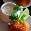 Panko Fried Catfish with Jalapeno Cilantro Dip魚フライとハラペーニョ香菜ディップ