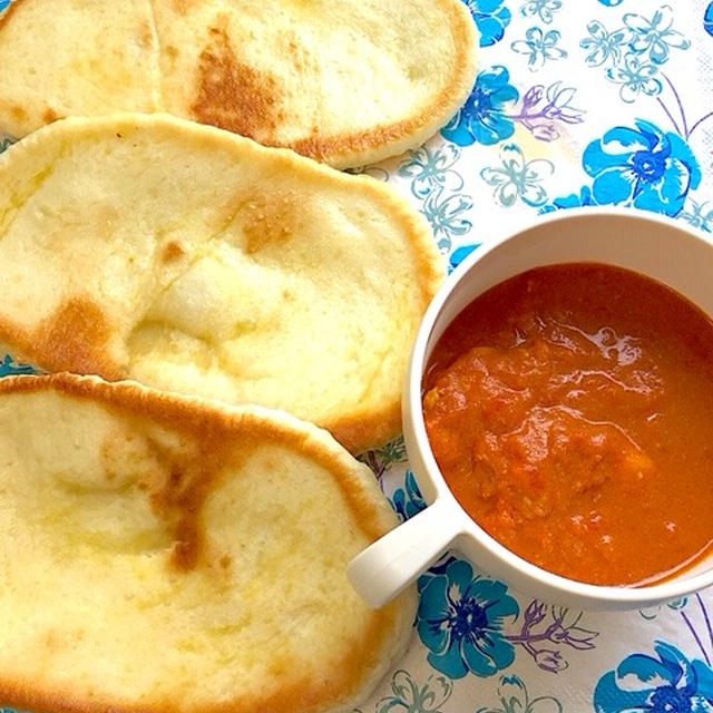 新しい時代の始まり！令和は子どもたちとフライパンで作ろう！ふわもちナンとバタートマトチキンカレー