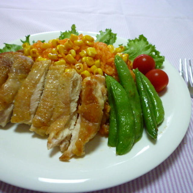 チキンのっけライス