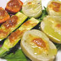 ピザストーンを使った焼き野菜のサラダ