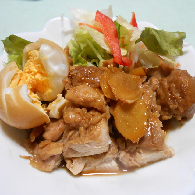 お酢の力で柔らか　鶏もも肉のさっぱり煮
