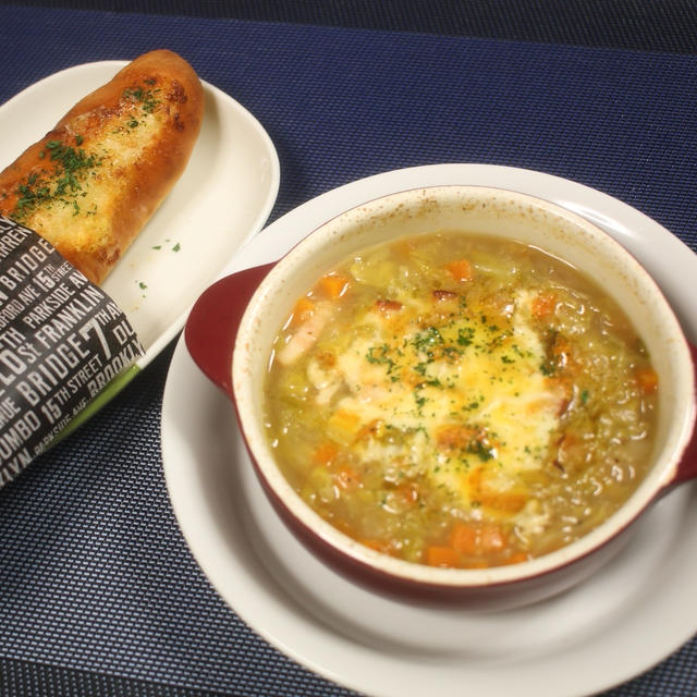 田舎風やわらかキャベツのスープ♪　～サイゼリヤの季節限定メニュー～