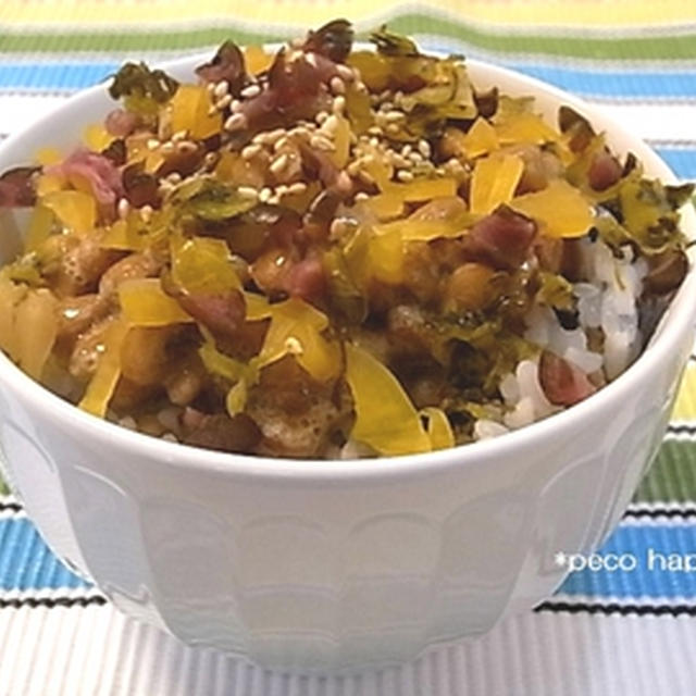 ☆シャキうま〜ネバネバちらし丼☆