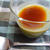 暑いので、抹茶豆乳プリン　黒蜜かけ。