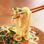 メシ通！もやしとニラの塩ナムル冷やしうどん