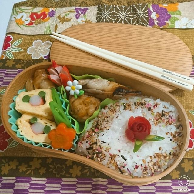 あるもの詰めた和風弁当