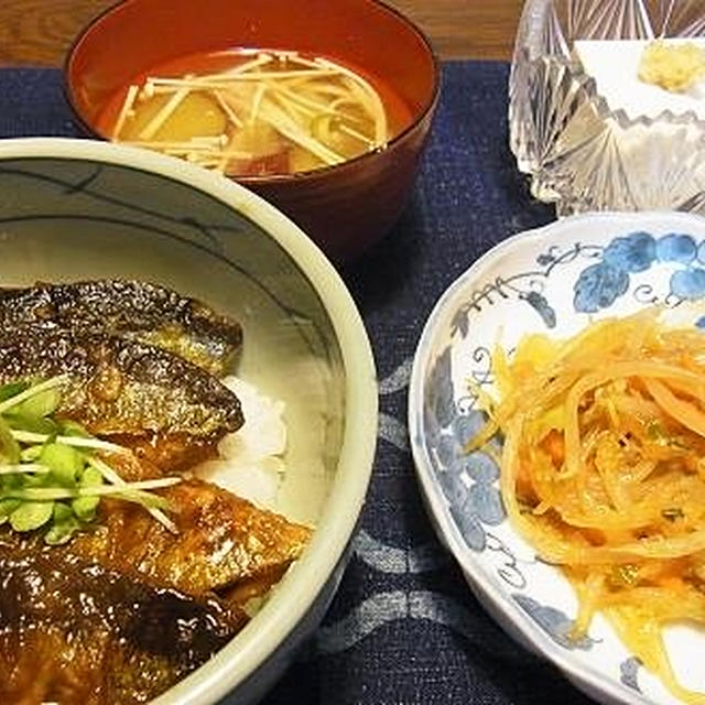 ぎっくり腰＆サンマの照り焼き丼