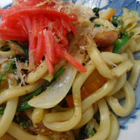 焼肉のたれで焼うどん！！！
