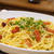 チャーシューのバター醤油パスタ