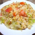真夜中のトマト・レタス・チャーハン