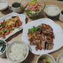 昨夜はアスパラとトマトのオムレツ風など～