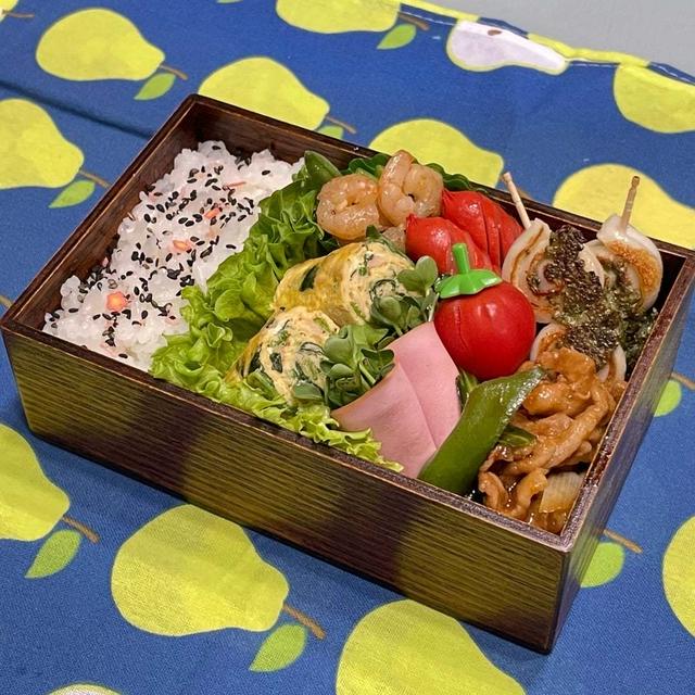 【お弁当】もりもりおかずの簡単お弁当