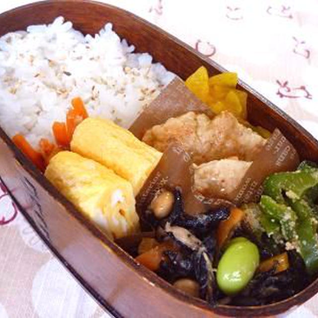 鶏つくねバーグ弁当