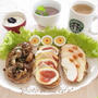 3種のタルティーヌ　de ワンプレート朝食。。。