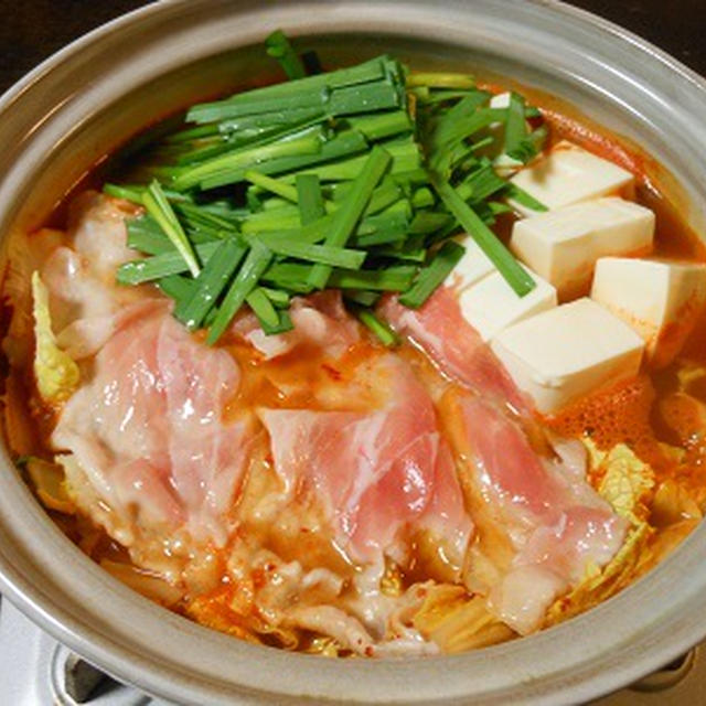１月１４日　***　キムチ鍋　***