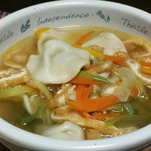 寒い日にはスープもの