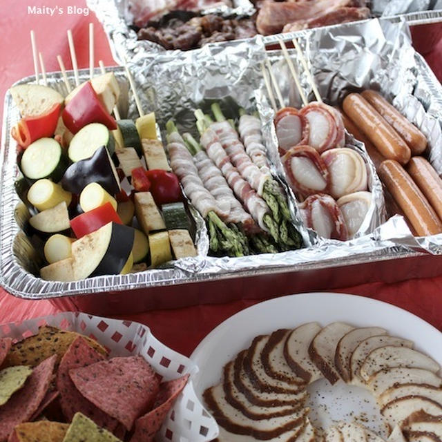 おうちBBQと、アメリカンレストラン