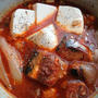 レンジで5分♪さば缶で旨辛チゲの簡単レシピ。玉ねぎで健康効果UP＋韓国レシピ
