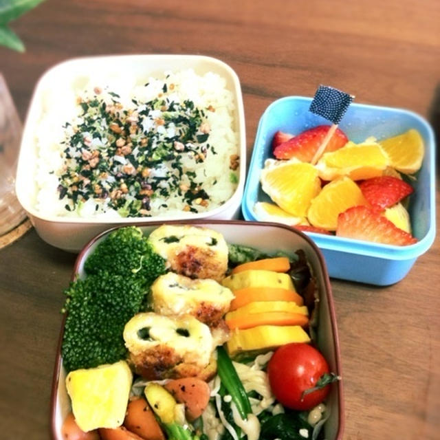 4月10日◎ささみのチーズ巻きのお弁当