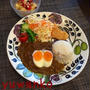 朝カレー。