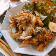 揚げずにカリカリ♡舞茸の唐揚げ