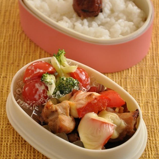 【作りおき&リメイク】作りおきおかずにのっけて焼くだけ！簡単リメイク弁当