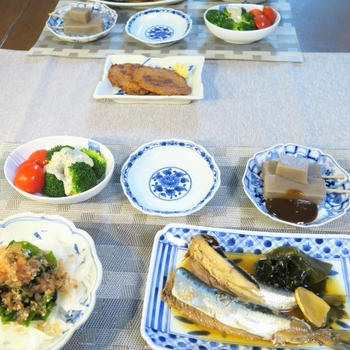 美味食卓5～真鰯の生姜煮、新玉ねぎ＆新若芽