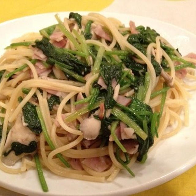 ほうれんそうのパスタ