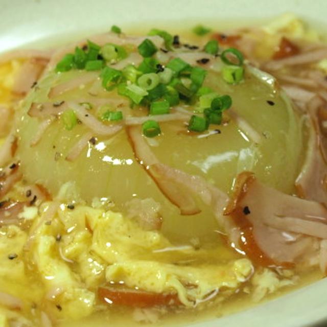 丸ごと玉葱のスープ煮