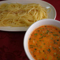 豆乳坦々麺風つけスパ