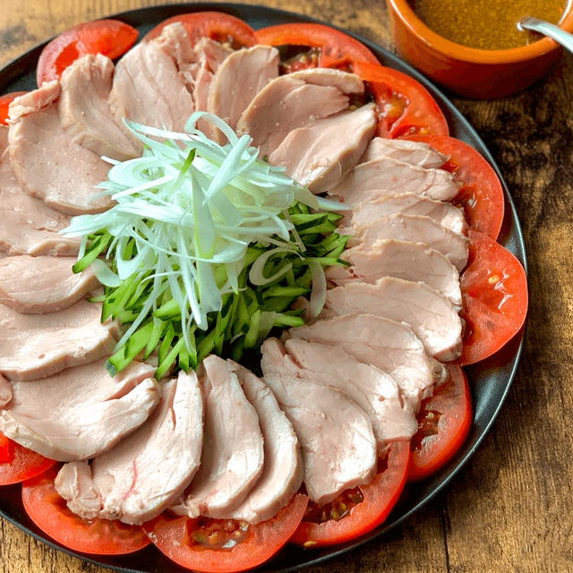 63℃ 豚ヒレ肉のウンパイロウ風：アスリート飯
