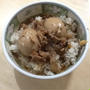 おでんのタマゴご飯