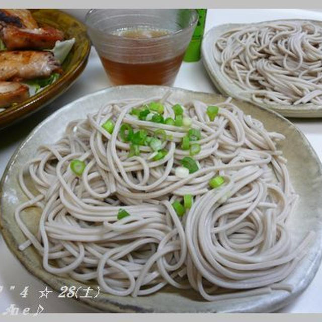 また・また・・・・お蕎麦　＜盛りそば♪