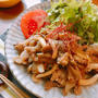 節約簡単おかず♡豚肉ときのこの甘辛炒め