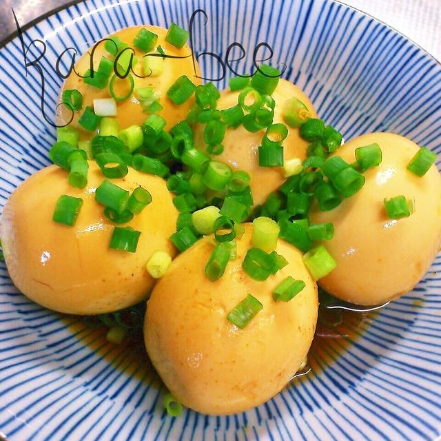 カレーな味玉☆めんつゆとカレー粉で簡単やみつき♡