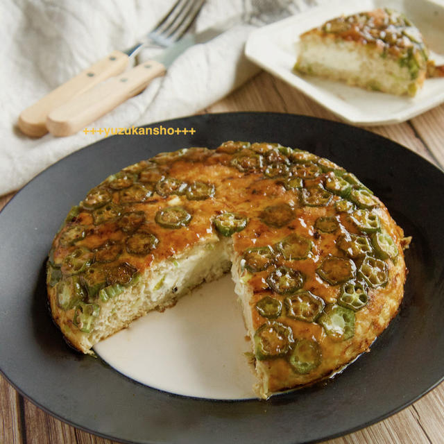 クリームチーズがとろり♪のオクラ入り豆腐つくね＊七夕メニューにも