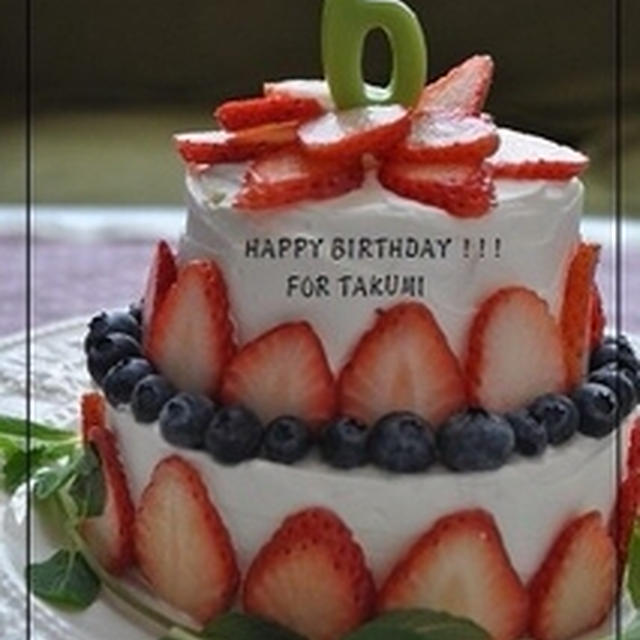 HAPPY BIRTHDAY 息子6歳になりました＾＾