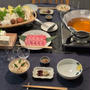 鯛のアラの鯛めしと、鯛のアラ出汁の豚しゃぶの夜ごはん