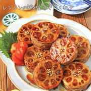 えのきでジューシー♪お弁当にもお勧めレンコンの挟み焼きつくね