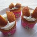 ＜イギリス菓子・レシピ＞ バタフライ・ケーキ【Butterfly Cakes】